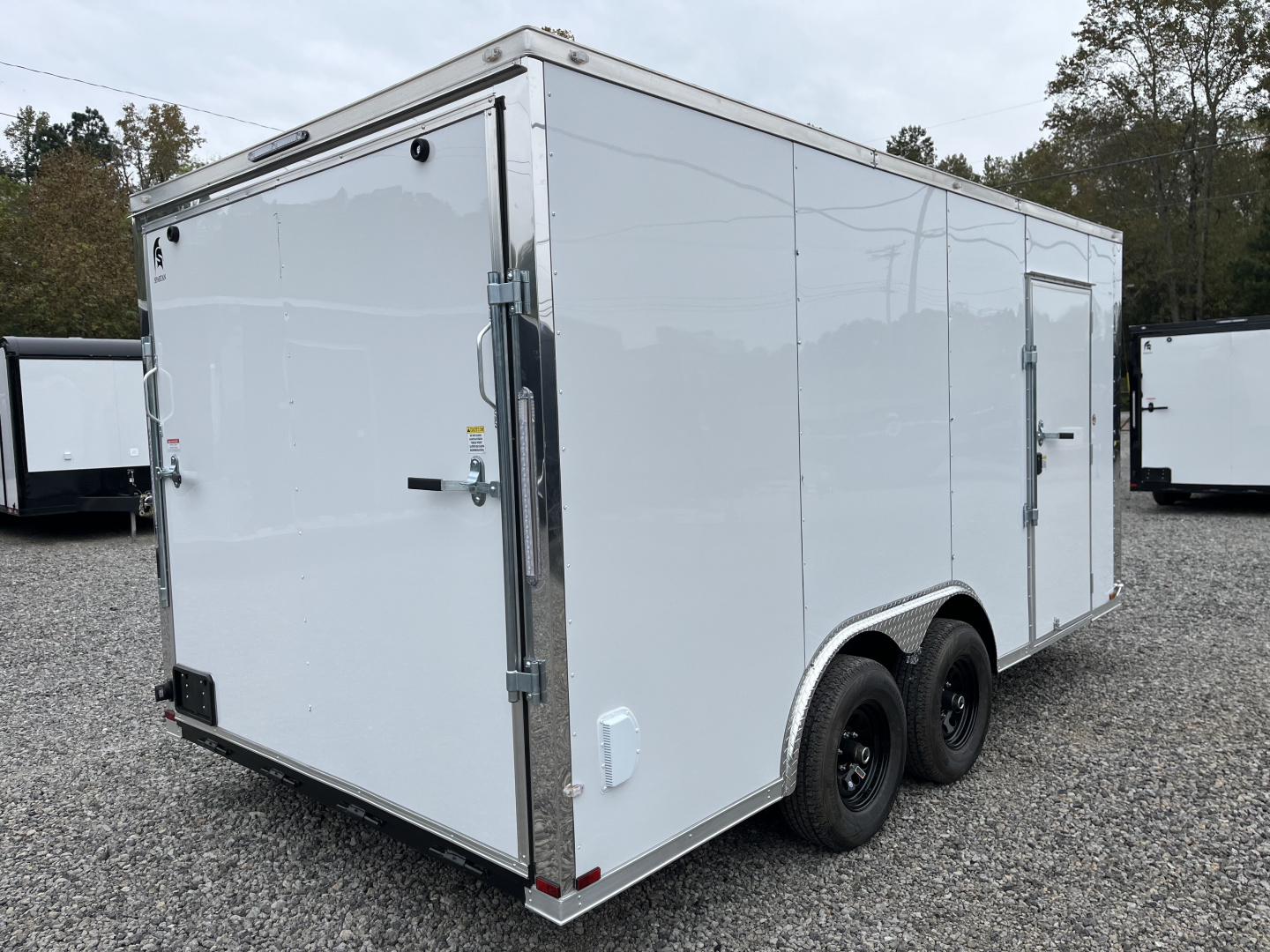 New 2026 Spartan Cargo 8.5x16 Enclosed Trailer, 10K GVWR, Preferred Package, PolyCor, 7' Interior, 54" Triple Tube Tongue, 1-Piece Aluminum Roof, STABLEDECK