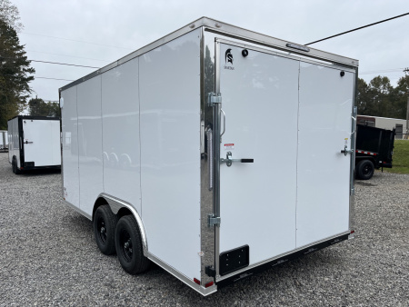 New 2026 Spartan Cargo 8.5x16 Enclosed Trailer, 10K GVWR, Preferred Package, PolyCor, 7' Interior, 54" Triple Tube Tongue, 1-Piece Aluminum Roof, STABLEDECK