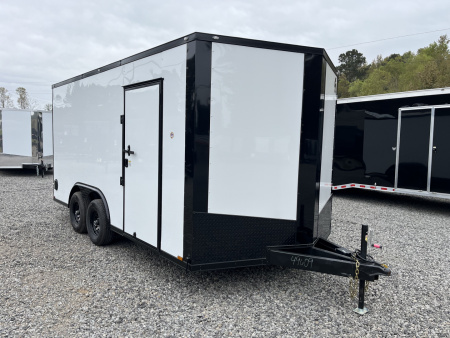 New 2026 Spartan Cargo 8.5x16 Enclosed Trailer, 7K GVWR, Preferred Package, PolyCor, 7' Interior, 54  Triple Tube Tongue, 1-Piece Aluminum Roof, STABLEDECK