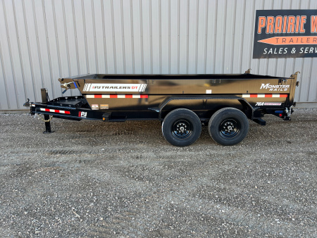 New 2026 PJ Trailers 14 DT Telescopic Dump Trailer