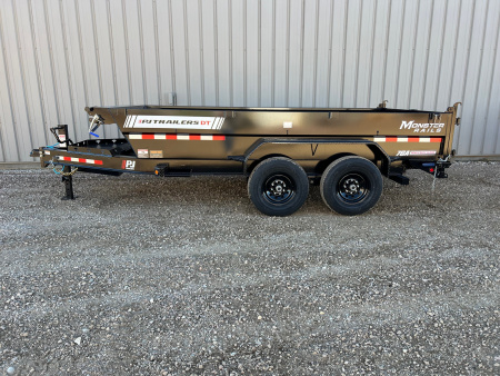 New 2026 PJ Trailers 14 DT Telescopic Dump Trailer