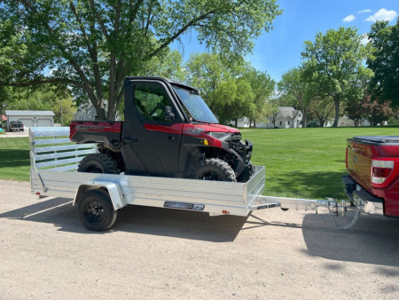 New 2026 Aluma 6812H ESA Utility Trailer