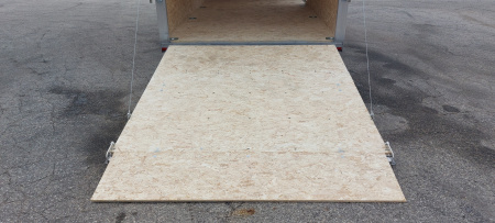New 7 X 14 LIGHTNING ECO CARGO ENCLOSED ALL ALUMINUM REAR RAMP DOOR 2026