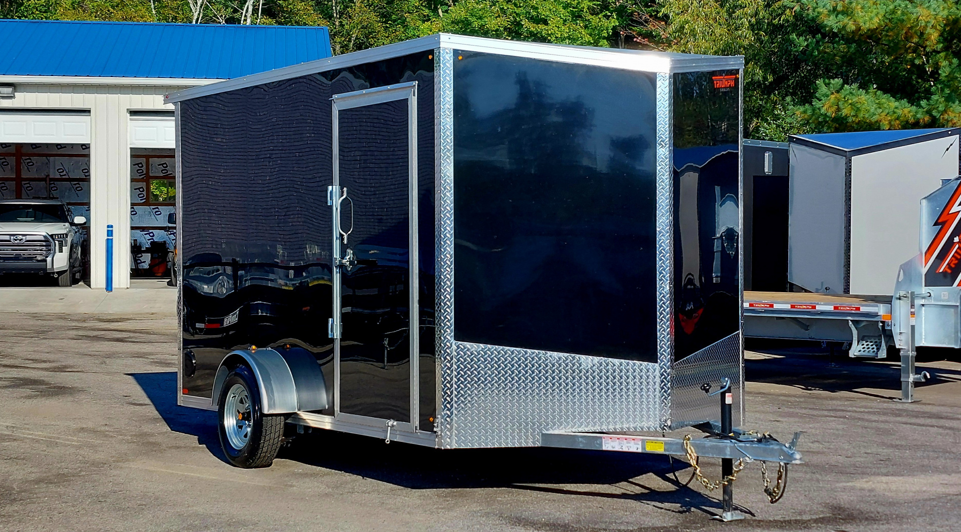 New 7 X 12 CARGO ENCLOSED 2026 TRIUMPH ALUMINUM EXTERIOR W/GALVANIZED FRAME