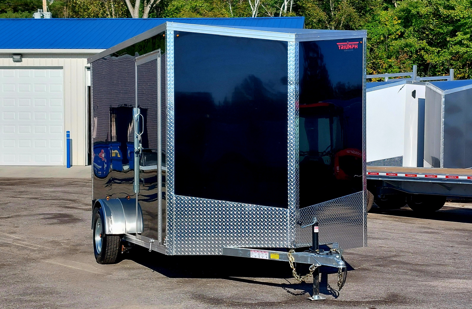New 7 X 12 CARGO ENCLOSED 2026 TRIUMPH ALUMINUM EXTERIOR W/GALVANIZED FRAME