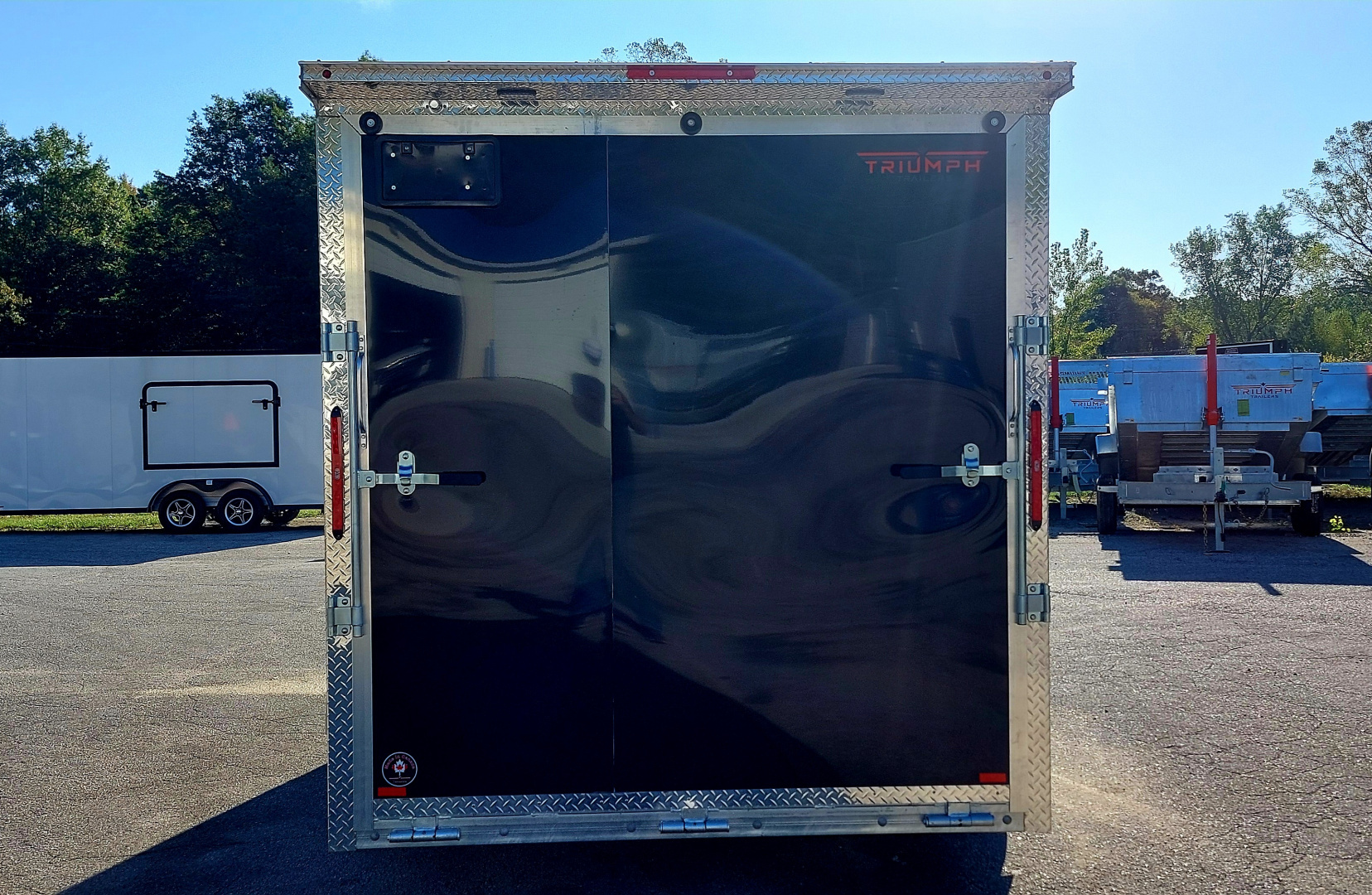 New 7 X 12 CARGO ENCLOSED 2026 TRIUMPH ALUMINUM EXTERIOR W/GALVANIZED FRAME