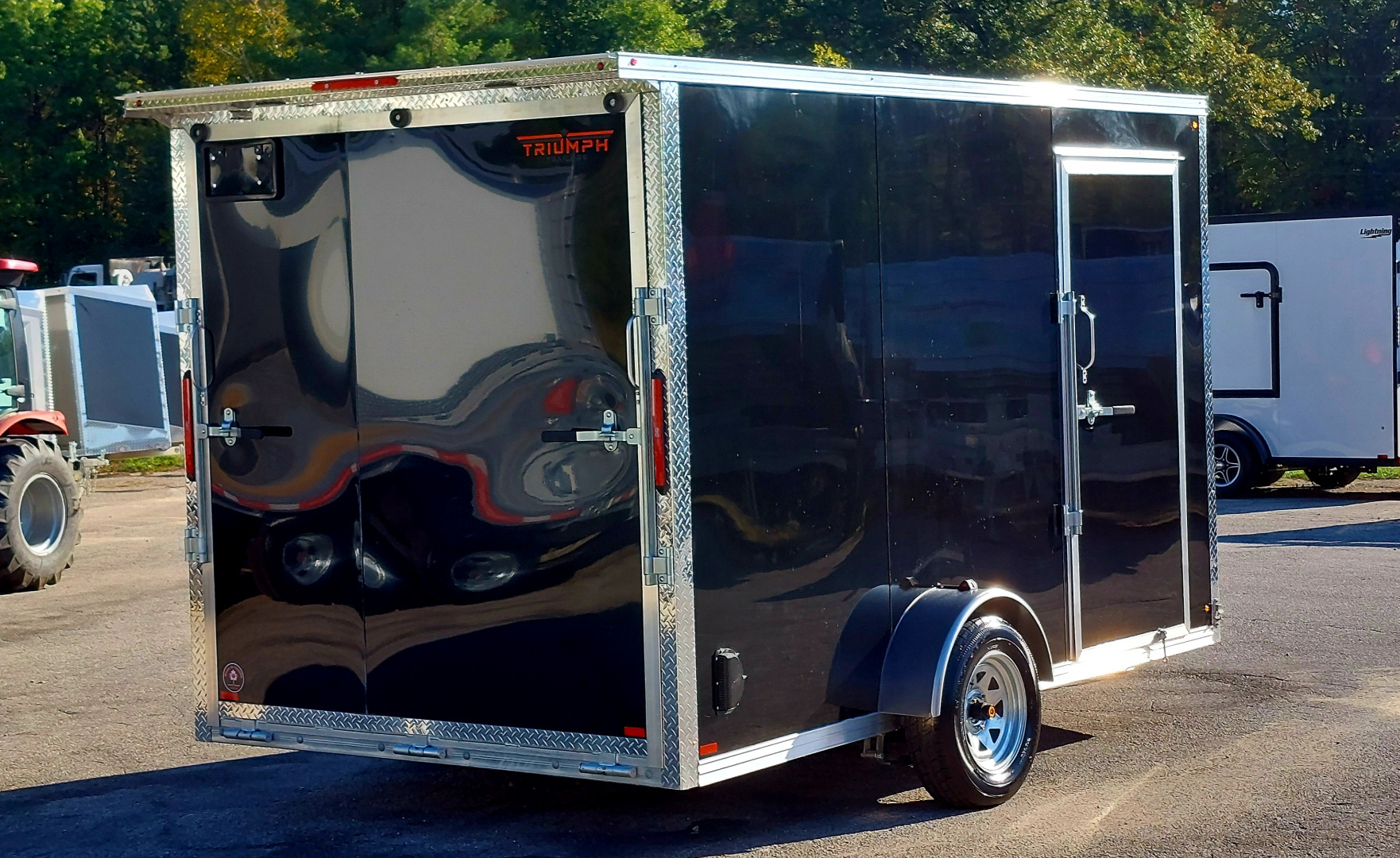 New 7 X 12 CARGO ENCLOSED 2026 TRIUMPH ALUMINUM EXTERIOR W/GALVANIZED FRAME