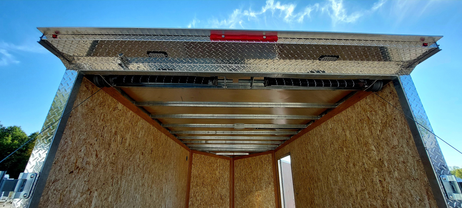 New 7 X 12 CARGO ENCLOSED 2026 TRIUMPH ALUMINUM EXTERIOR W/GALVANIZED FRAME