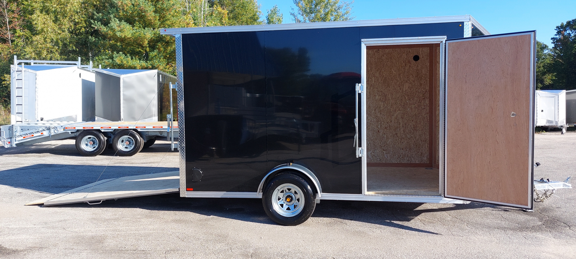 New 7 X 12 CARGO ENCLOSED 2026 TRIUMPH ALUMINUM EXTERIOR W/GALVANIZED FRAME