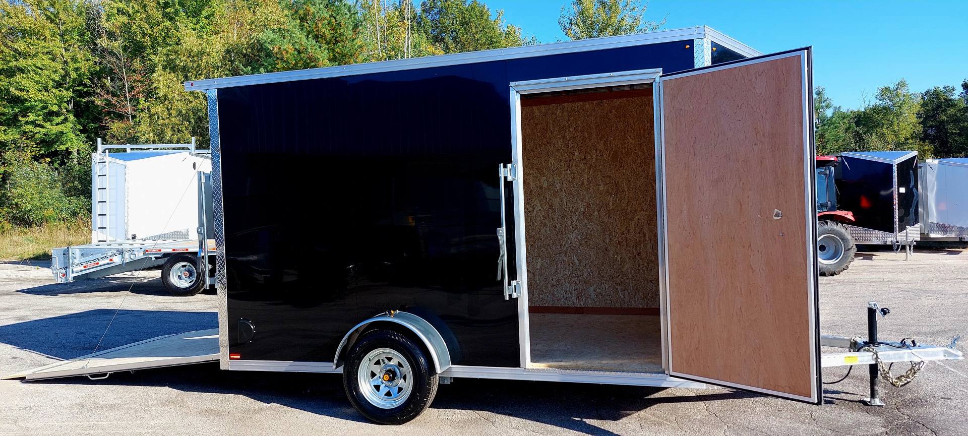 New 7 X 12 CARGO ENCLOSED 2026 TRIUMPH ALUMINUM EXTERIOR W/GALVANIZED FRAME