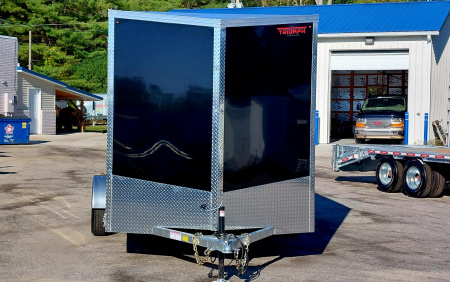 New 7 X 12 CARGO ENCLOSED 2026 TRIUMPH ALUMINUM EXTERIOR W/GALVANIZED FRAME