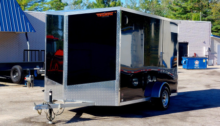 New 7 X 12 CARGO ENCLOSED 2026 TRIUMPH ALUMINUM EXTERIOR W/GALVANIZED FRAME