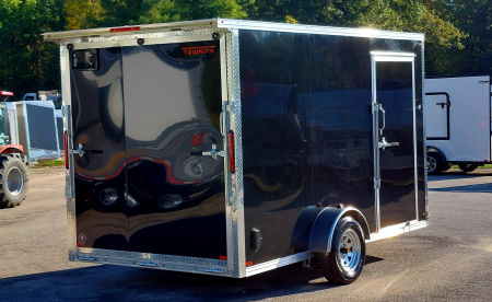 New 7 X 12 CARGO ENCLOSED 2026 TRIUMPH ALUMINUM EXTERIOR W/GALVANIZED FRAME
