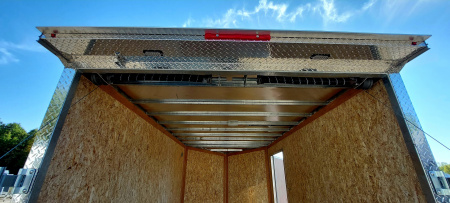 New 7 X 12 CARGO ENCLOSED 2026 TRIUMPH ALUMINUM EXTERIOR W/GALVANIZED FRAME