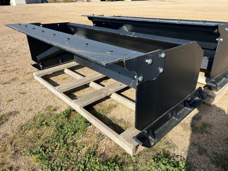 New 2024 Jenkins 8' Skid Steer Snow Pusher w/back drag