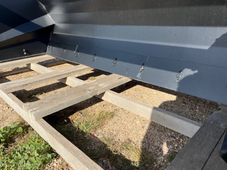 New 2025 Jenkins Iron and Steel 96" Skid Steer Snow Pusher Attachment