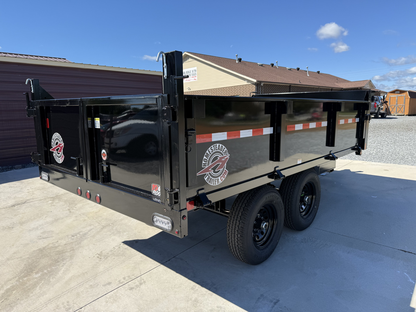 New 2026 Homesteader 612MB 6X12 Dump Trailer 10K