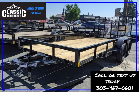 New 2026 Buck Dandy BBU816 Utility Trailer