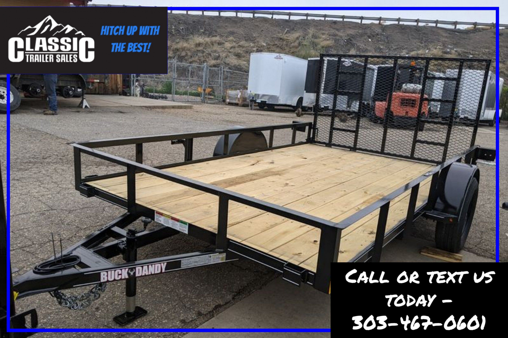 New 2026 Buck Dandy LB812 Utility Trailer