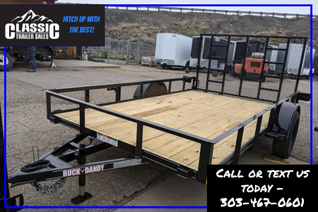 New 2026 Buck Dandy LB812 Utility Trailer