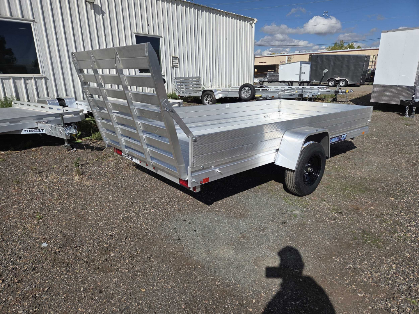 New 2026 Aluma 6812H-ESA-S Utility Trailer