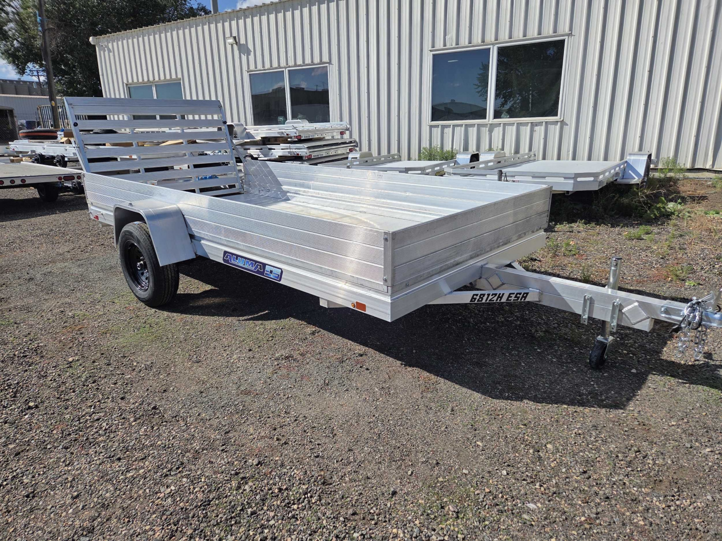 New 2026 Aluma 6812H-ESA-S Utility Trailer
