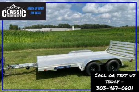 New 2026 Aluma 7814TA ESA Utility Trailer