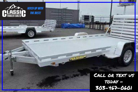 New 2026 Aluma 8014TG Utility Trailer