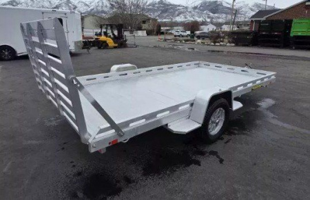 New 2026 Aluma 8014TG Utility Trailer