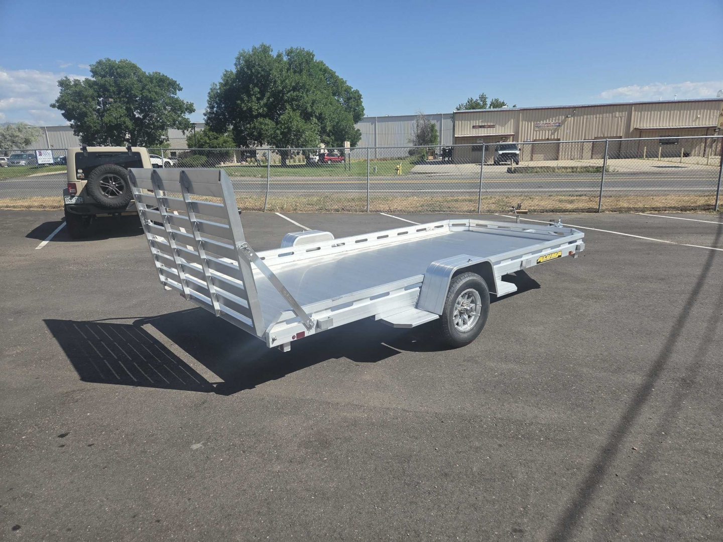New 2026 Aluma 7814S-TG Utility Trailer
