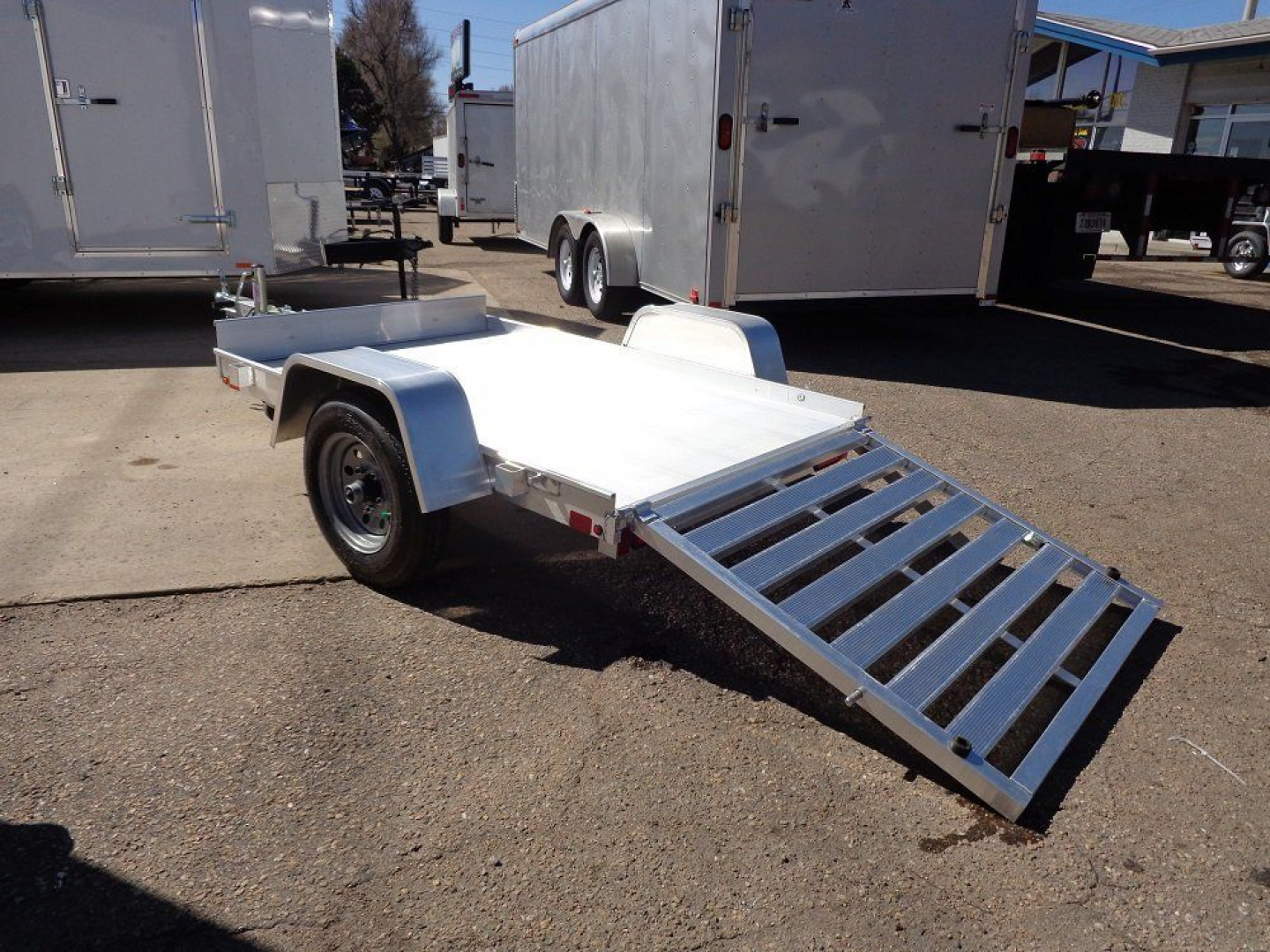 New 2026 Aluma 486S-TG Utility Trailer