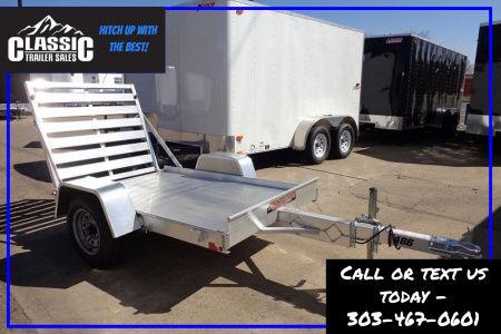 New 2026 Aluma 486S-TG Utility Trailer