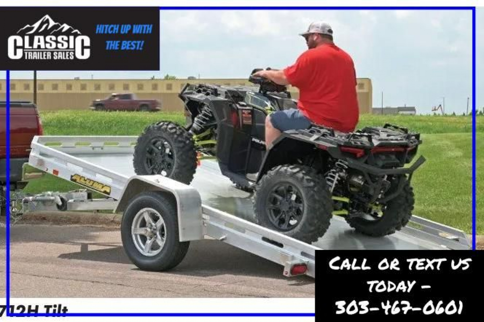 New 2026 Aluma 7712H-Tilt-S Utility Trailer