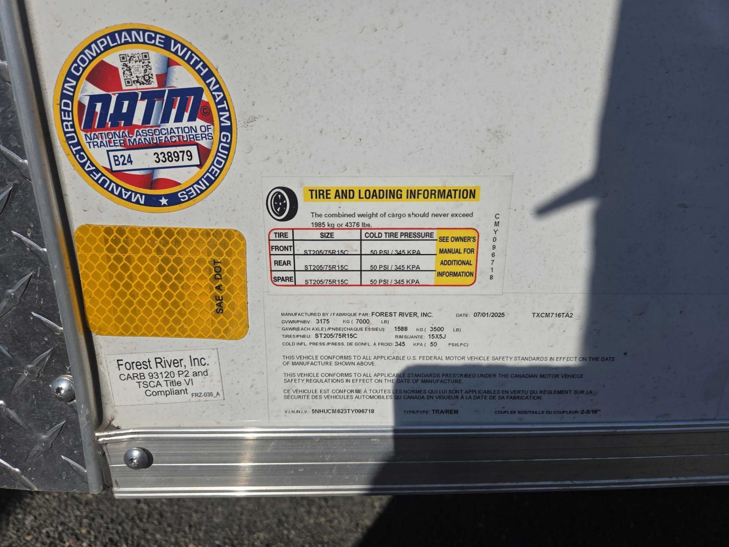 New 2026 Cargo Mate TXCM716TA2 Cargo / Enclosed Trailer