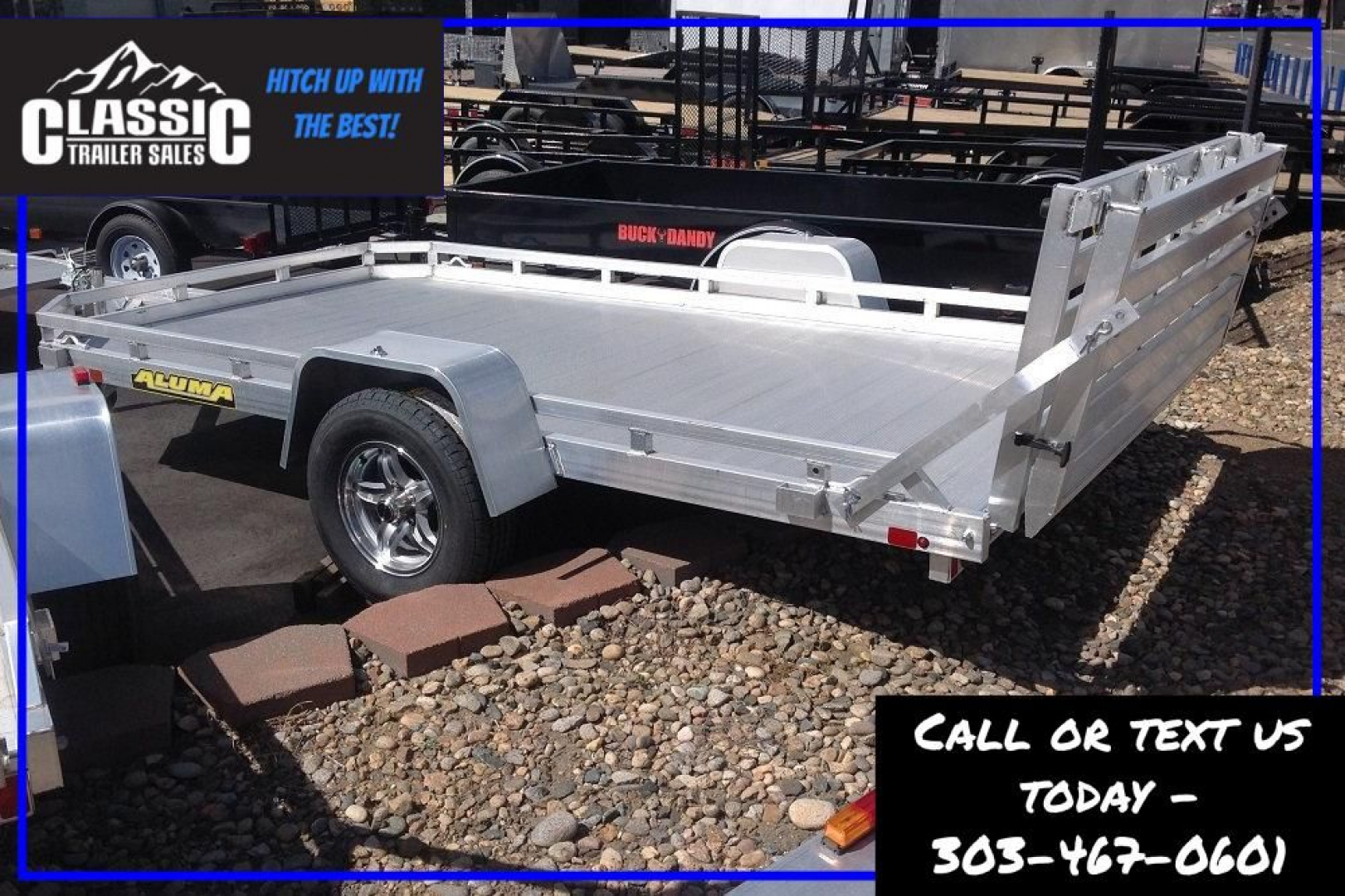 New 2026 Aluma 7712H-S-BT Utility Trailer