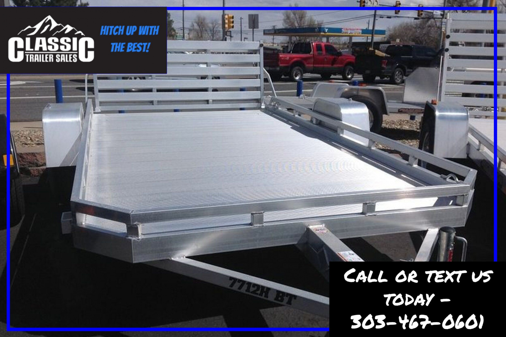 New 2026 Aluma 7712H-S-BT Utility Trailer