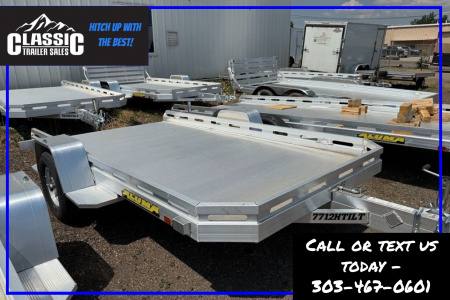 New 2026 Aluma 7712H-TILT-S Utility Trailer