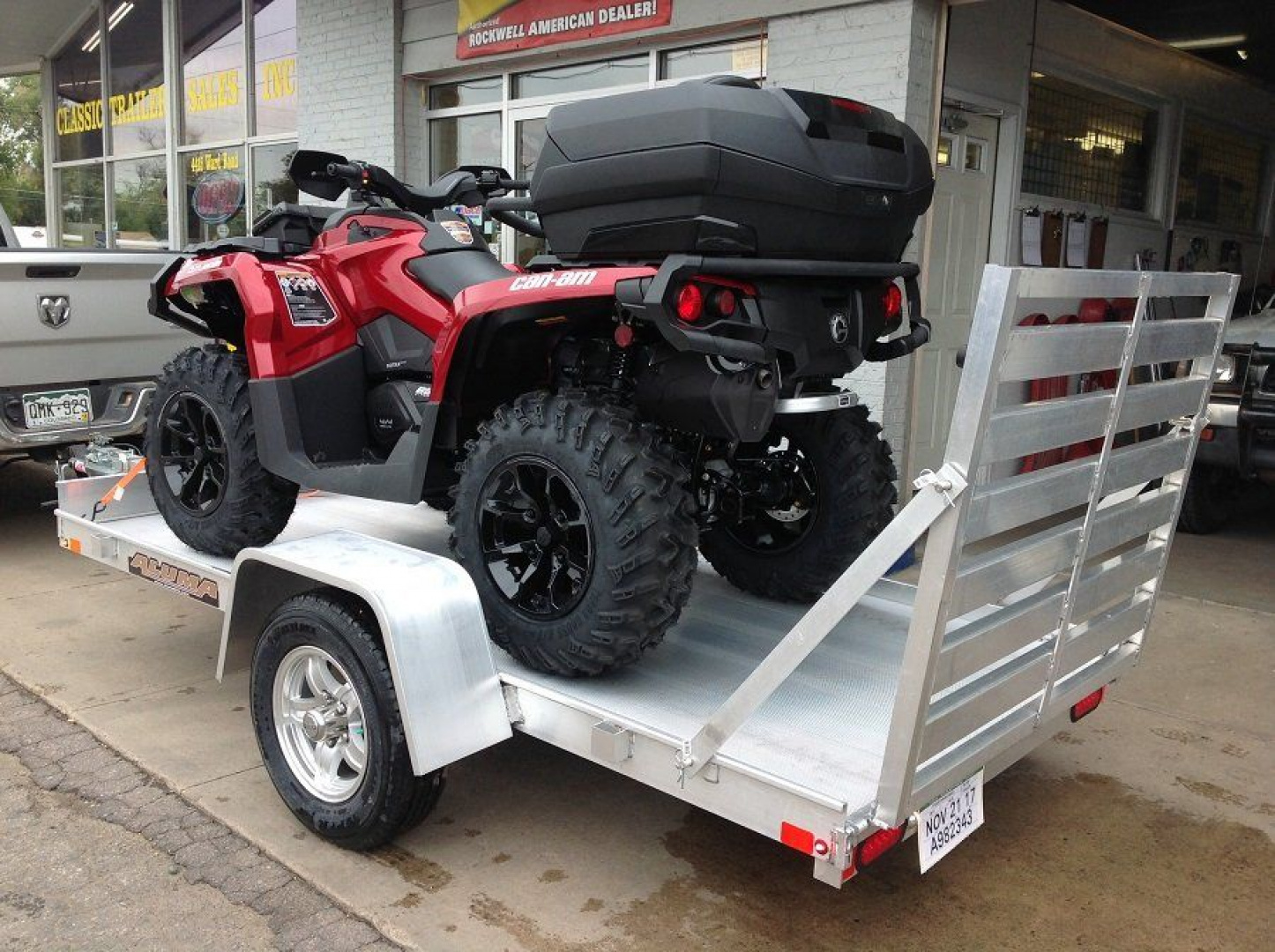 New 2026 Aluma 5410S-TG Utility Trailer