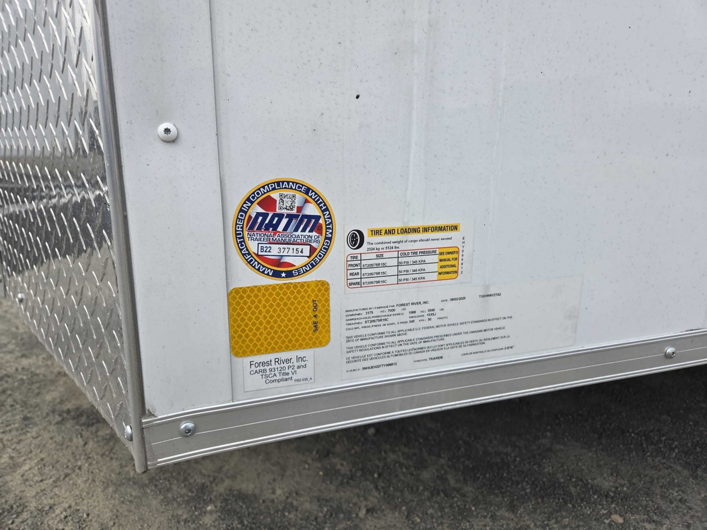 New 2026 Forest River TXEHW612TA2 Cargo / Enclosed Trailer