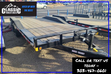 New 2025 Buck Dandy 5HBCH-D818 Equipment Trailer