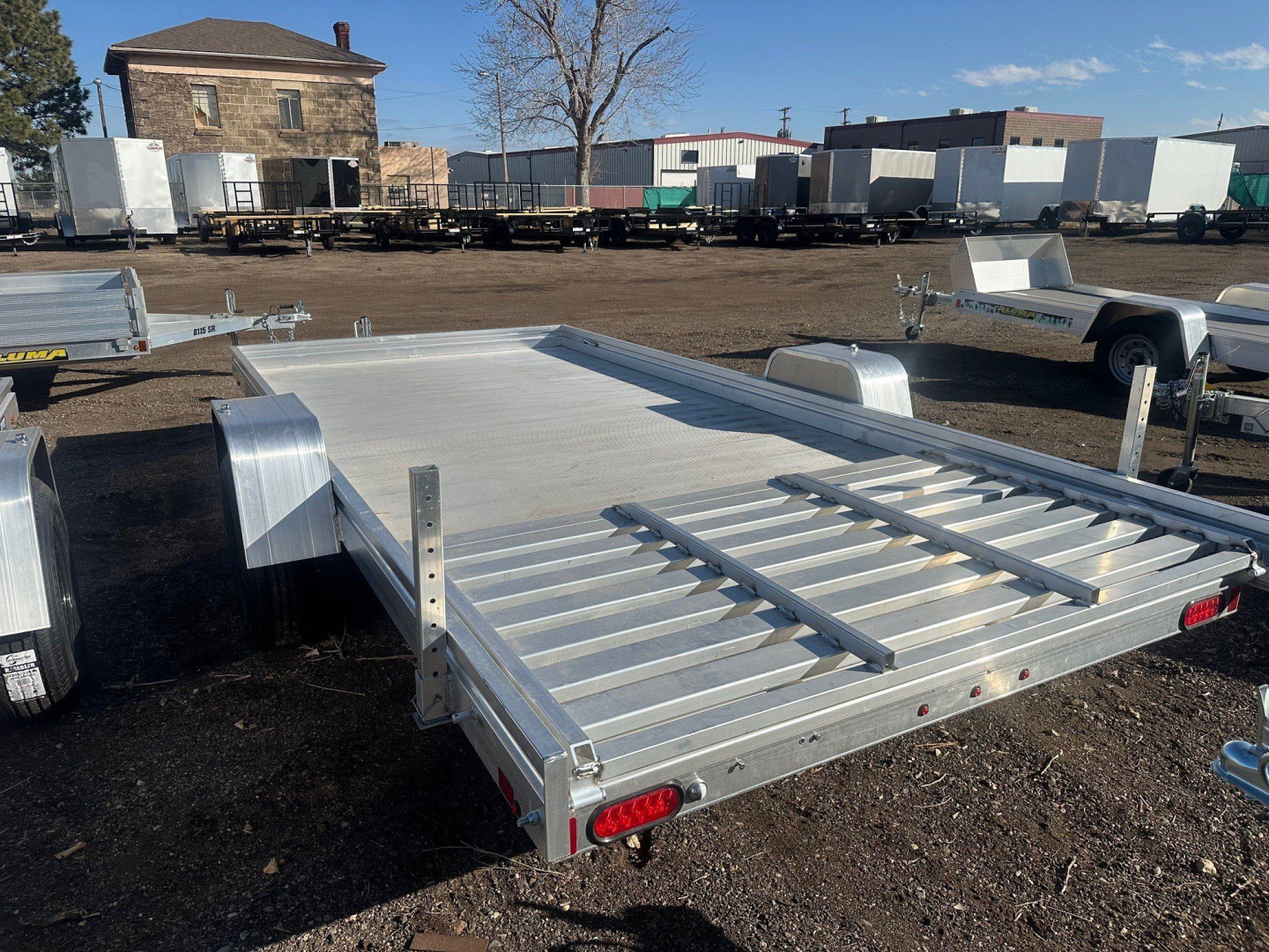 New 2026 Aluma 7814ESA Utility Trailer