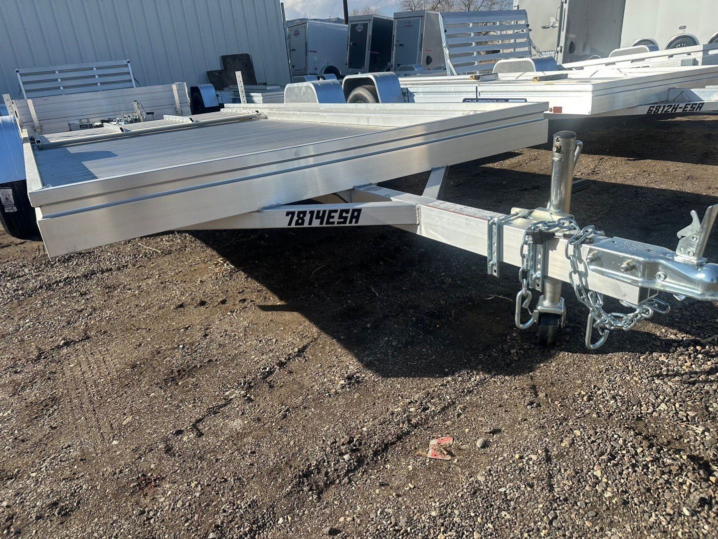 New 2026 Aluma 7814ESA Utility Trailer