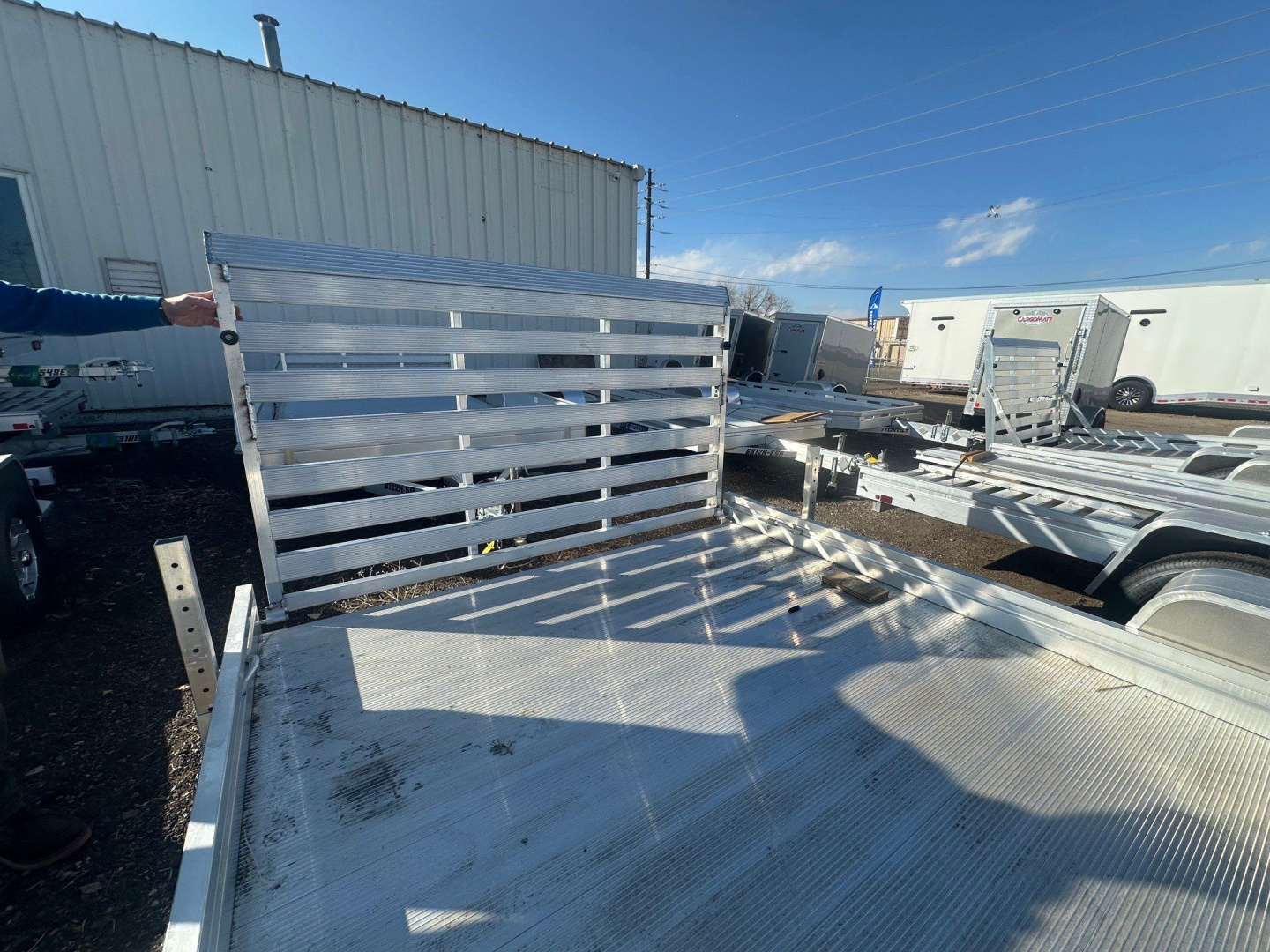 New 2026 Aluma 7814ESA Utility Trailer