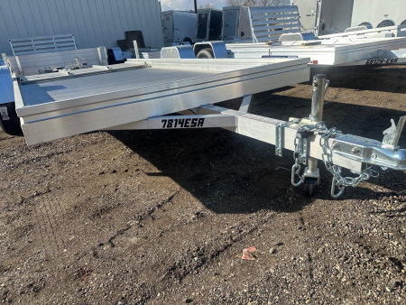 New 2026 Aluma 7814ESA Utility Trailer