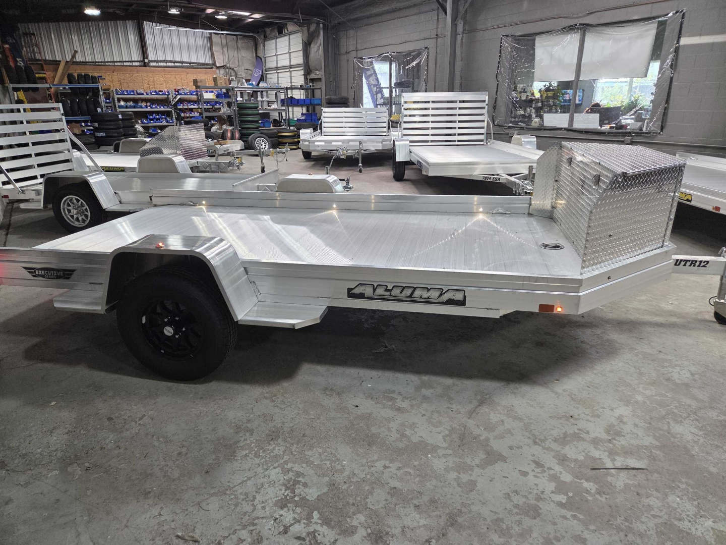 New 2026 Aluma UTR12 Utility Trailer