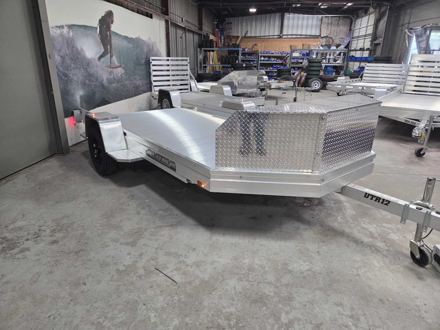 New 2026 Aluma UTR12 Utility Trailer