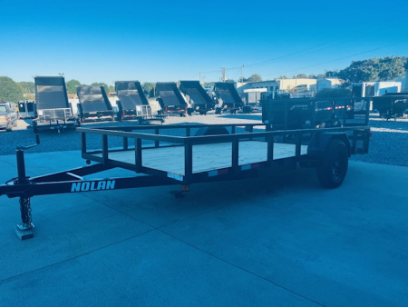 New 2026 Nolan 7X14 Landscape Utility Trailer 3K