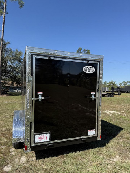 New 6x12 TA Black Enclosed Cargo Trailer Titanium Cargo Trailer