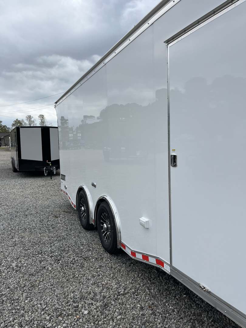New 2026 Haulmark 24 EDGE Enclosed Race Trailer, Sportsman Package, Polycor Interior & Exterior, Insulated, Race Interior, 12K GVWR