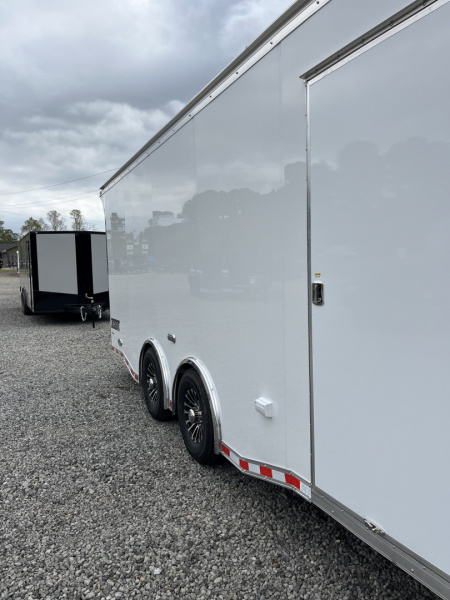 New 2026 Haulmark 24 EDGE Enclosed Race Trailer, Sportsman Package, Polycor Interior & Exterior, Insulated, Race Interior, 12K GVWR